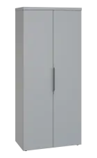 SISR 5 - 81 šatní skříň, 2-dveřová, výsuvné ramínko, 1820x800x400, šedá